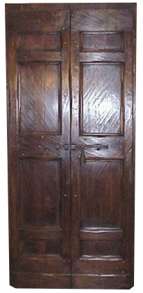 Riproduzione porta rustica